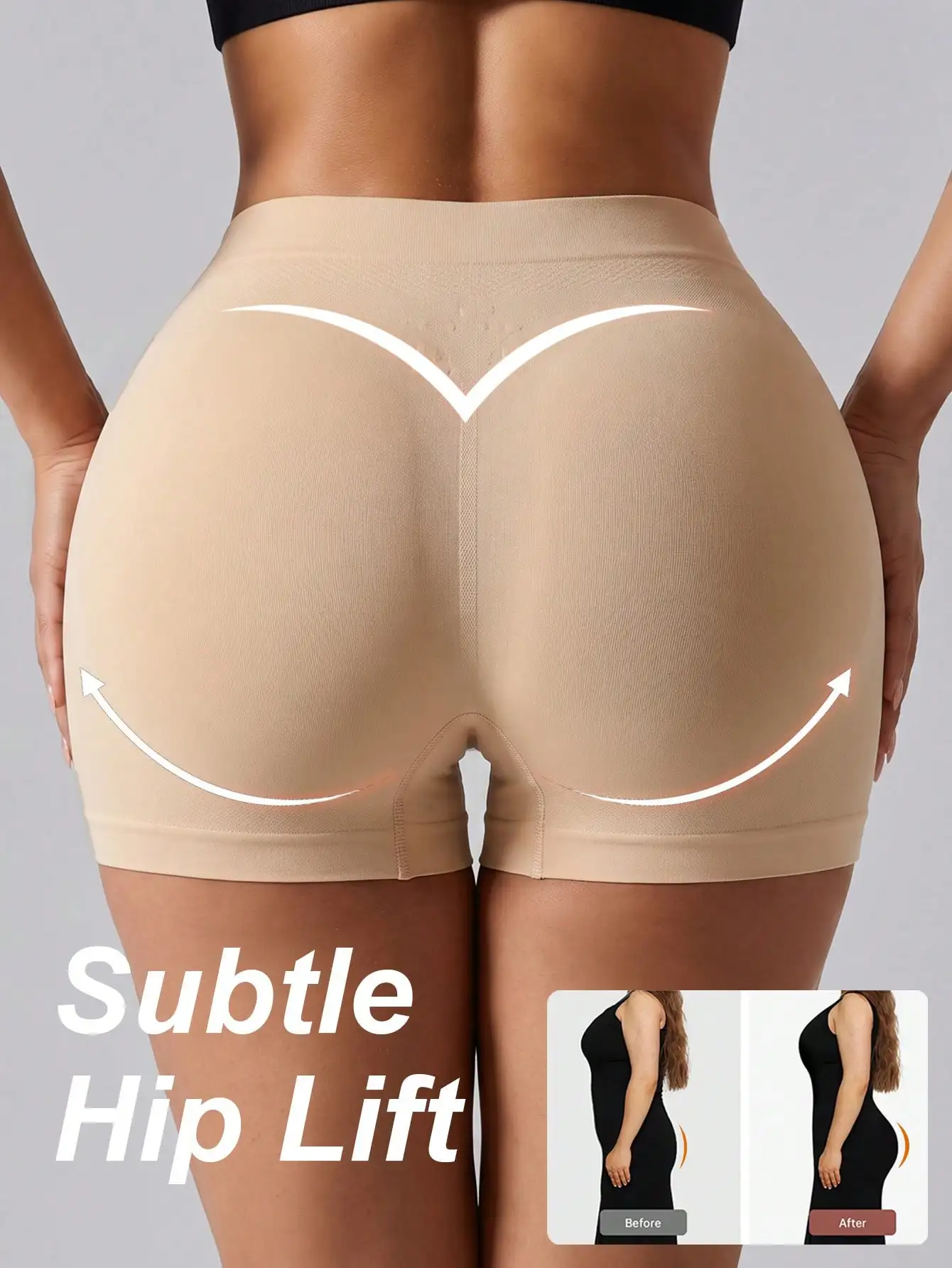 Boyshort Underwear - Mutandine modellanti senza cuciture per donna,